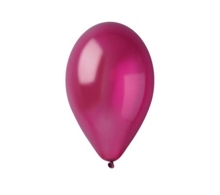 Balloon Metallic Burgundy