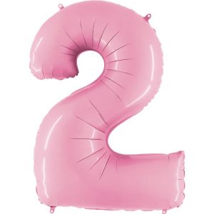 arge Number TwoBalloon Light Pink