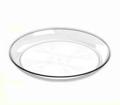 Romax Glass Plastic 180ml Plate