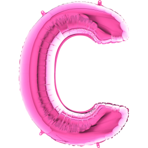 Balloon Super Letter C Hot Pink